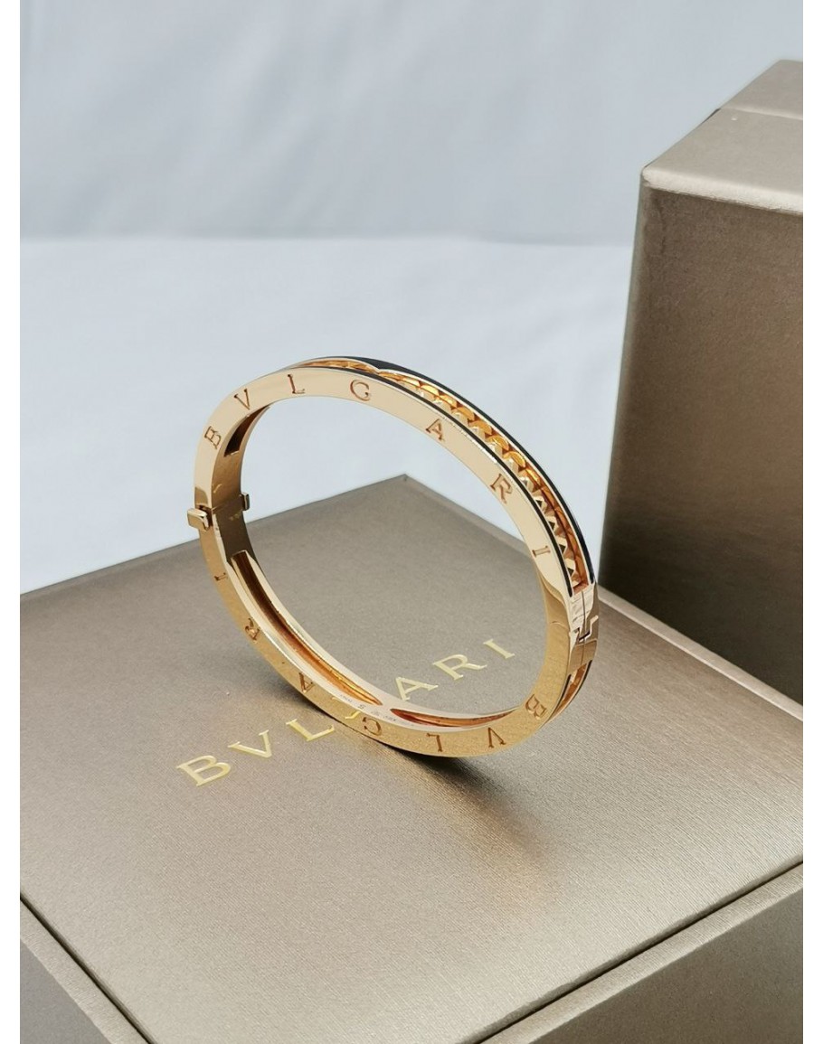 Bvlgari b zero1 bracelet rose gold hot sale